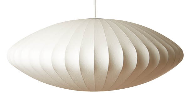 Saucer pendant, $300, Astute Furnishings, astutefurnishings.com