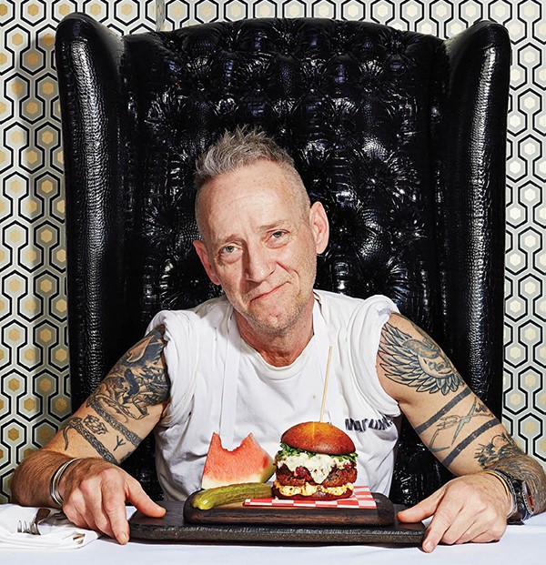 Jimmy Gibson, chef/owner of Jimmy G's and the city's recognized "sultan of steak," knows his way around a burger, too.