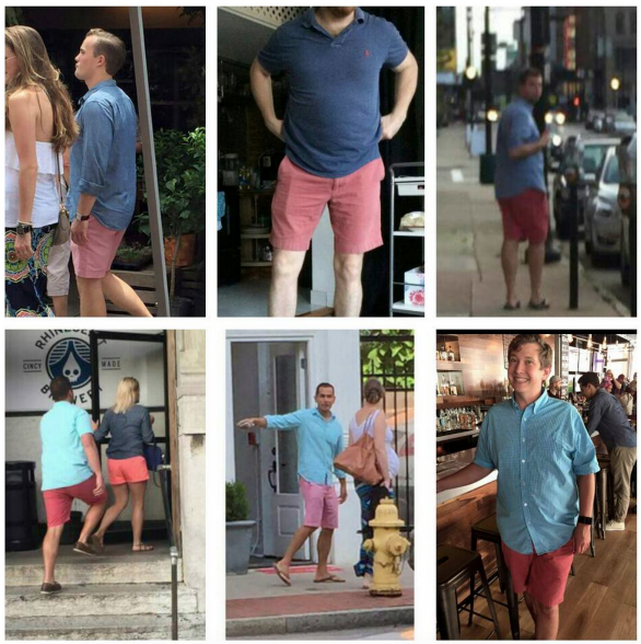 No Man Should Wear Salmon Colored Shorts