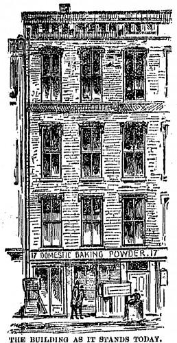 When the Cincinnati Post sent an artist to the Law Building in 1893, the bottom floor was a baking powder factory, but the second floor was a gambling operation.