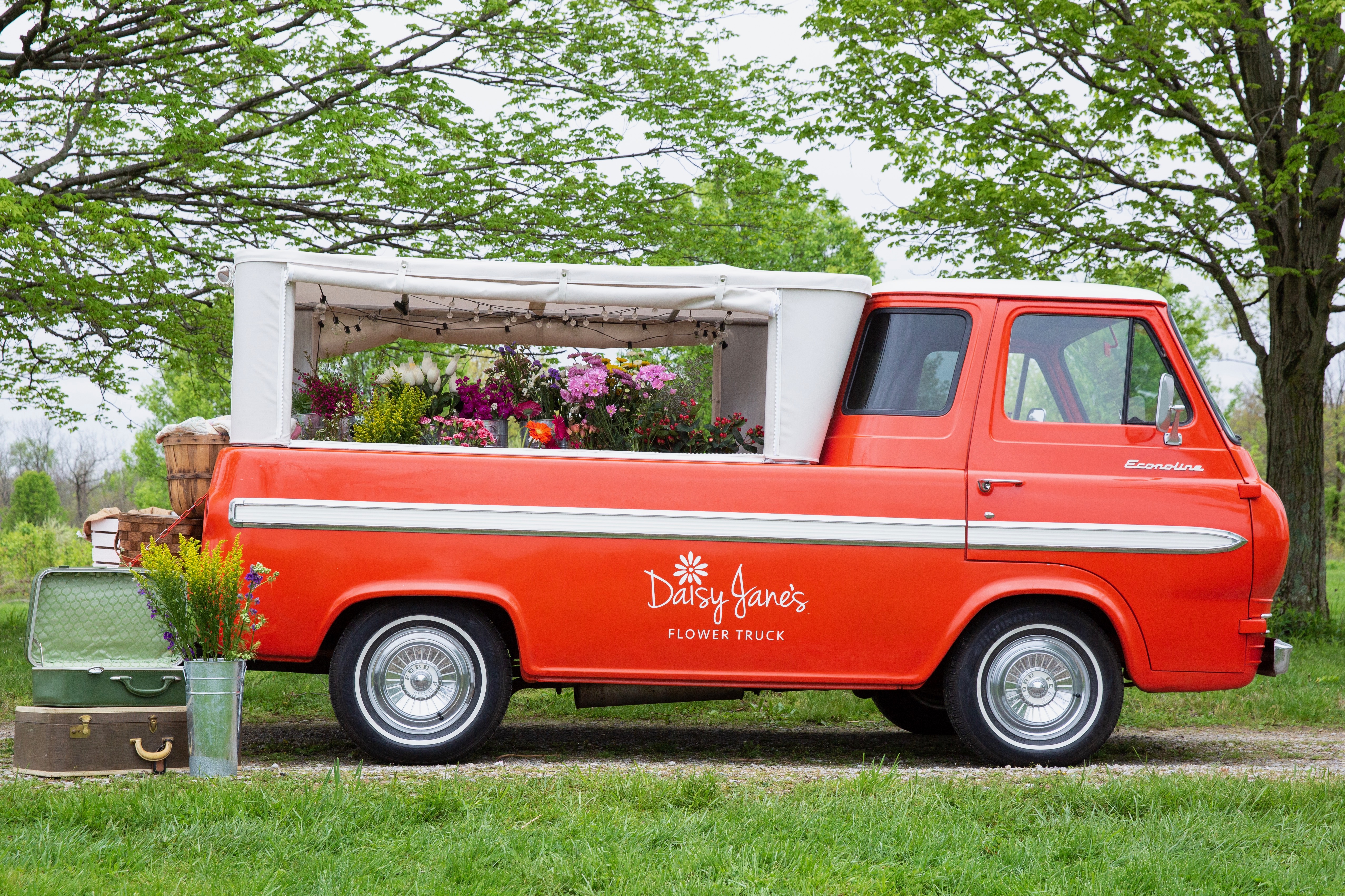 Daisy Jane's Flower Truck Spreads Joy with Fresh Mobile Blooms