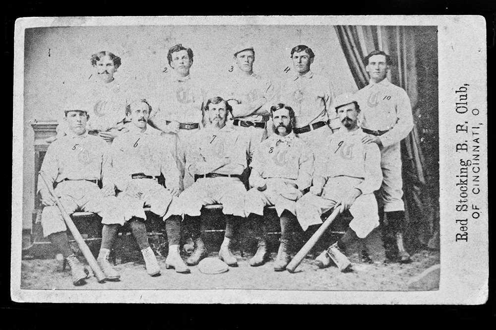 Pro baseball began in Cincinnati in 1869