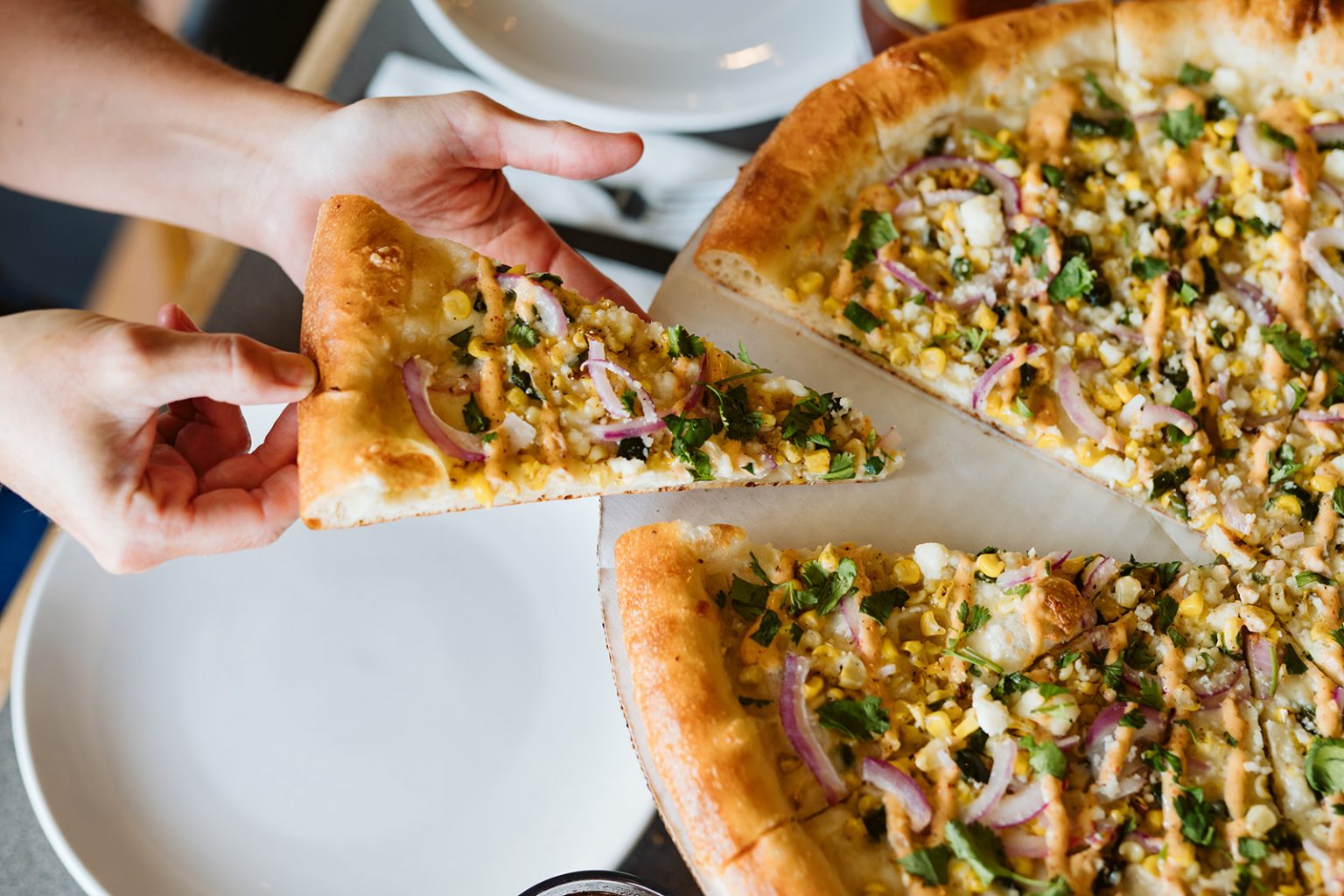 A Mexican Street Corn-Inspired Pizza Hits the Menu at Dewey’s Pizza on