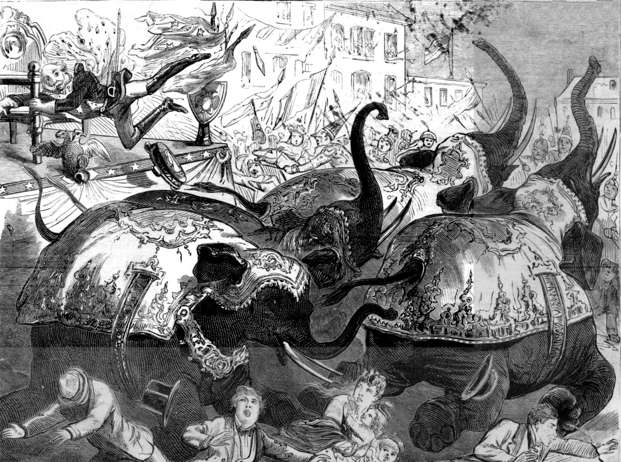 Despite the Elephant Stampede, Cincinnati’s First Mardi Gras Was Deemed ...