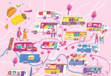 The Queen City Mexican Food Truck Map